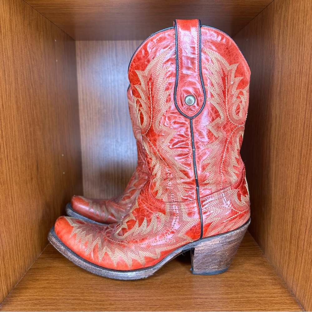 Corral Red Western Boots